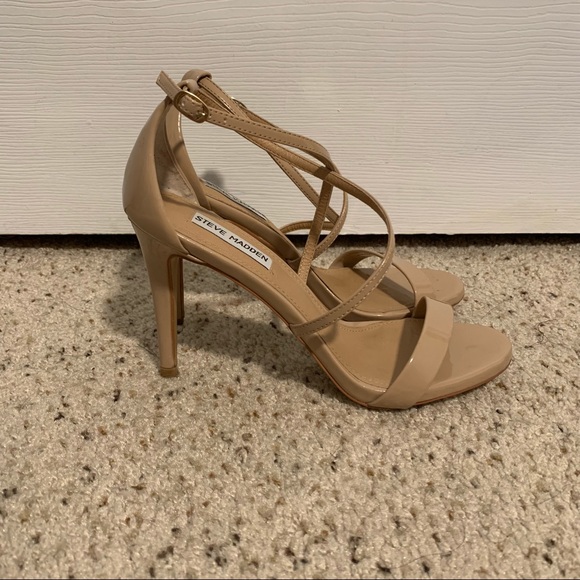 STEVE MADDEN heel Feliz nude size 8.5 - Picture 3 of 13